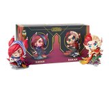 Figure Duo Chibi Xayah & Rakan