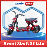 Xe Đạp Điện Avent Xbull X3 Lite màu đỏ đẹp