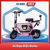 Xe điện Burke màu hồng