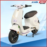 Xe Điện DKBike Ez2 màu trắng tím