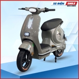 Xe Điện DKBike Ez2 màu xám khói tuyết