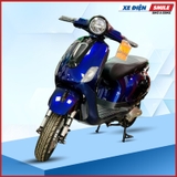 Xe Điện Kazuki LX150 Đèn Tròn màu xanh dương