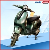 Xe Điện Kazuki LX150 Đèn Tròn màu xanh bộ đội