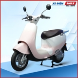 Xe Máy Điện DK Lyva Moda màu hồng trắng