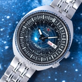ORIENT REVIVAL WORLD MAP BLUE DIAL RA-AA0E03L19B