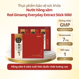 TPBVSK Nước hồng sâm Red Ginseng Everyday Extract Stick Mild 10ml x 30 gói