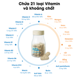 Set quà Ultra Vitamin cho nam & nữ (hộp 60 viên * 2 hộp)