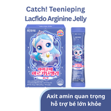 Thạch arginine cho bé Catch! Teenieping Ss6 TPBS Lacfido Arginine Jelly 15g x 18 gói