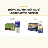 Thức uống dinh dưỡng protein & canxi cao Nucare Active Original 200ml