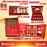 Tổ Yến Đông Trùng Hạ Thảo 3000mg Yến