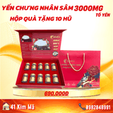 Tổ Yến Nhân Sâm 3000mg Yến