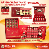 Tổ Yến Chưng Tam Vị 3000mg Tổ Yến