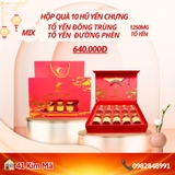 Hộp Quà Tặng 10 Hũ Yến Chưng Thượng Hạng