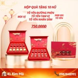 Hộp Quà Tặng 10 Hũ Yến Chưng Thượng Hạng
