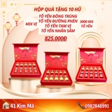 Hộp Quà Tặng 10 Hũ Yến Chưng Thượng Hạng