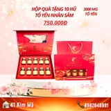 Hộp Quà Tặng 10 Hũ Yến Chưng Thượng Hạng