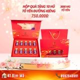 Hộp Quà Tặng 10 Hũ Yến Chưng Thượng Hạng