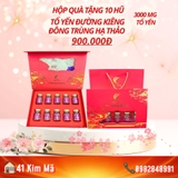 Hộp Quà Tặng 10 Hũ Yến Chưng Thượng Hạng