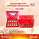 Hộp Quà Tặng 10 Hũ Yến Chưng Thượng Hạng