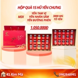 Hộp Quà Tặng 15 Hũ Yến Chưng Thượng Hạng