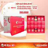 Hộp Quà Tặng 20 Hũ Yến Chưng Thượng Hạng