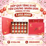 Yến Chưng Nhân Sâm 3000mg Tổ Yến