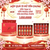 Hộp Quà Tặng 15 Hũ Yến Chưng Thượng Hạng