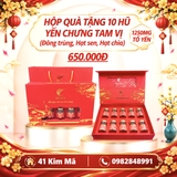 Hộp Quà Tặng 10 Hũ Yến Chưng Thượng Hạng