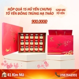 Hộp Quà Tặng 15 Hũ Yến Chưng Thượng Hạng
