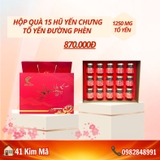 Hộp Quà Tặng 15 Hũ Yến Chưng Thượng Hạng