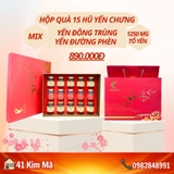 Hộp Quà Tặng 15 Hũ Yến Chưng Thượng Hạng