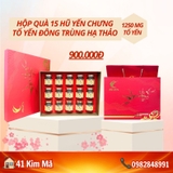 Hộp Quà Tặng 15 Hũ Yến Chưng Thượng Hạng