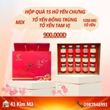 Hộp Quà Tặng 15 Hũ Yến Chưng Thượng Hạng