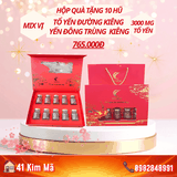 Hộp Quà Tặng 10 Hũ Yến Chưng Thượng Hạng