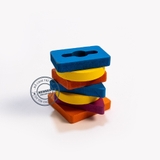Thả khối xoay cho bé +3y. Đồ chơi giáo dục montessori hỗ trợ phát triển kỹ năng cho bé LOẠI ĐẸP
