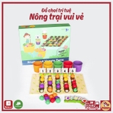 Đồ chơi nông trại trồng cây học đếm và màu sắc cho bé từ 2 tuổi