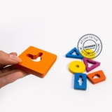 Thả khối xoay cho bé +3y. Đồ chơi giáo dục montessori hỗ trợ phát triển kỹ năng cho bé LOẠI ĐẸP