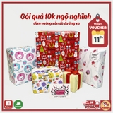Gói bọc quà tặng bé kèm lời chúc