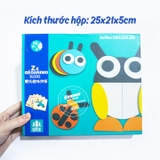 Ghép hình động vật theo thẻ phát triển tư duy cho bé từ 2 tuổi LOẠI ĐẸP