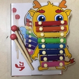 Đàn 7 sắc cầu vồng - giáo cụ Montessori LOẠI ĐẸP