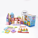 Ghép lâu đài nam châm Magnetic Blocks 77-105 chi tiết