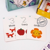 Bộ thẻ flashcard luyện chữ và số rèn luyện tư duy cho bé