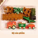 Đồ chơi tàu hỏa noel quà tặng giáng sinh cho bé