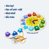 ĐỒNG HỒ 5in1 cho bé 1-3 tuổi LOẠI ĐẸP