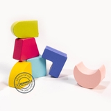 Xe thả khối giáo cụ Montessori LOẠI ĐẸP