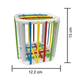 Đồ chơi giáo dục sớm Thả hình khối cầu vồng phát triển tư duy cho bé từ 6-18m LOẠI ĐẸP