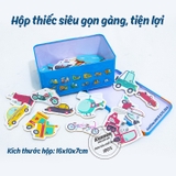 Ghép hình puzzle hộp thiếc LOẠI ĐẸP