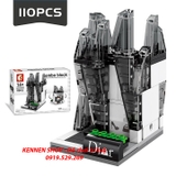 Lắp ghép Sembo con phố mini COMBO 8