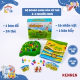 Bộ Board Game Rùa và Thỏ 2-4 người chơi