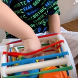 Đồ chơi giáo dục sớm Thả hình khối cầu vồng phát triển tư duy cho bé từ 6-18m LOẠI ĐẸP